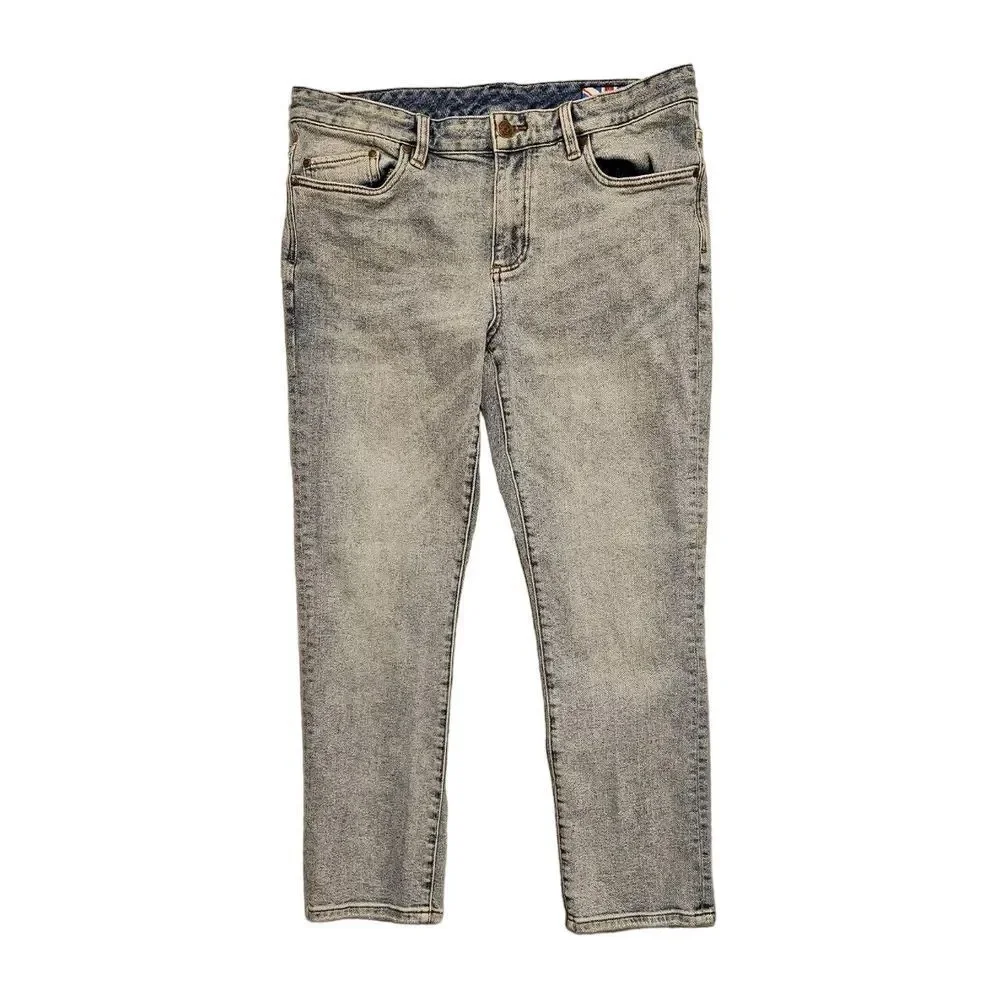 English Laundry Straight‎ Jeans Distressed Light Blue Denim 34x27.5* (Tag 33x30)